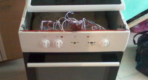 Ремонт керамической электроплиты. Косино