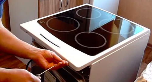 Ремонт сенсорной электроплиты. Косино